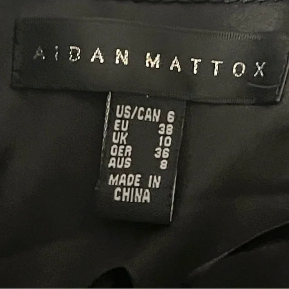 Aidan Mattox Strapless Dress | Black Velvet & Purple Floral Skirt | Size 6 - Picture 6 of 11